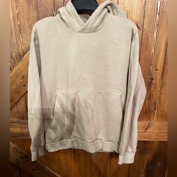 Women's Lululemon Sand Tan Riverstone Softstreme Pullover Hoodie Sweatshirt M